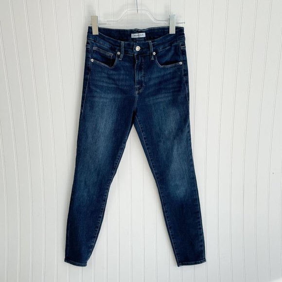 Good American Dark Blue Skinny Jeans - Picture 3 of 13